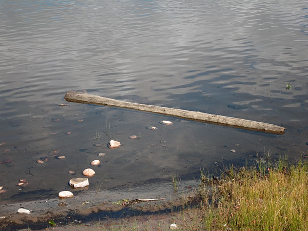 along the Deep River waterfront