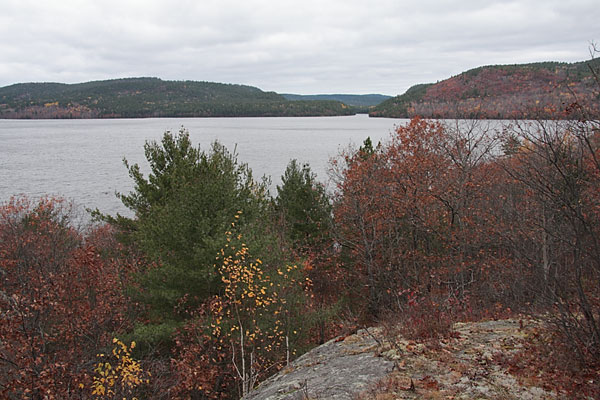 Mouth of the Dumoine River as seen from Driftwood Provincial Park