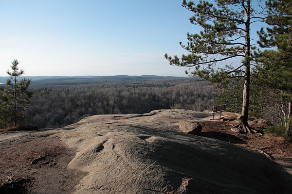 along the Lookout Trail in Algonquin Park