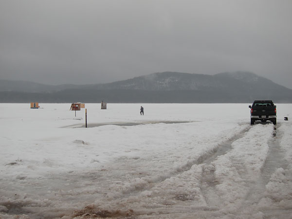 spring at the Deep River Pier
