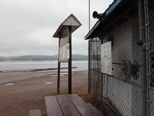at the Deep River Pier