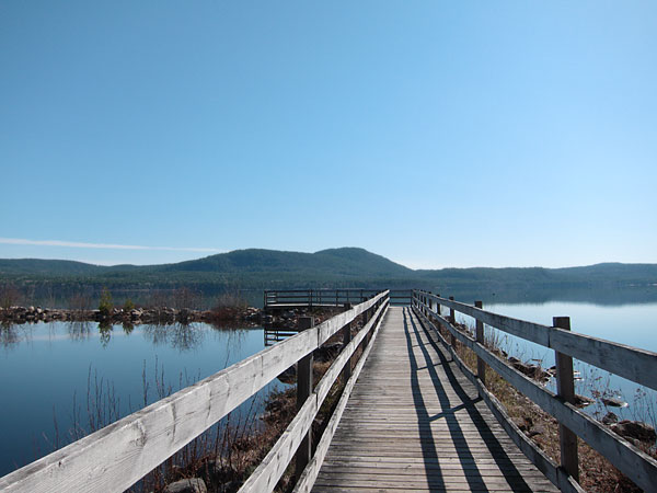 Boardwalk at the Deep River Marina
