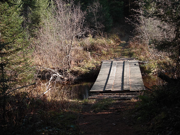 bridge over Kennedy Creek along Silver Spoon Ski Trails