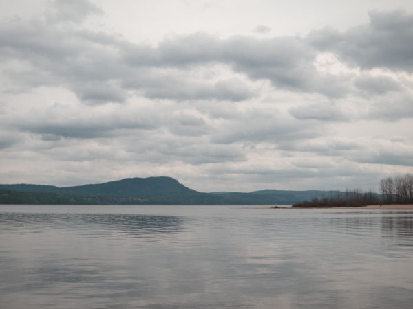 Mount Martin as seen from Burkes Beach