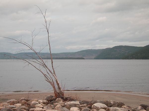 Mount Martin as seen from Burkes Beach