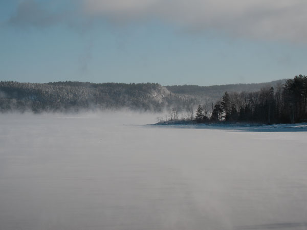 Looking downriver from Centennial Rock in Deep River
