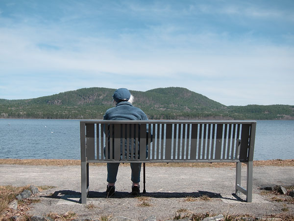 Mount Martin as seen from the Deep River waterfront