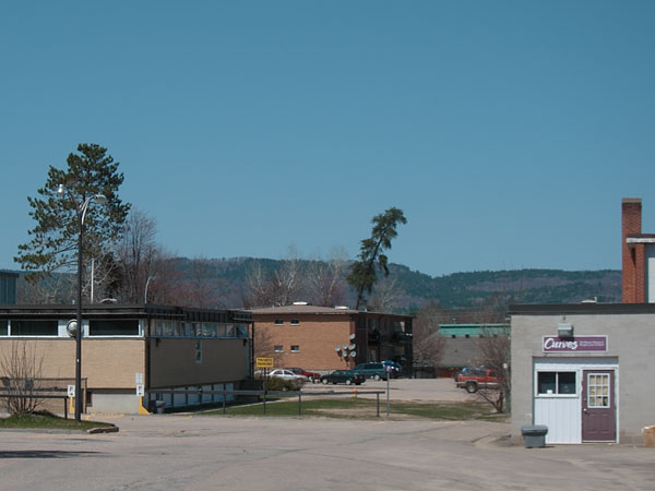 view behind Forest Hall JL Gray Centre in Deep River
