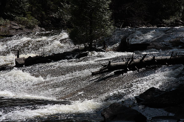 waterslide on the Barron River in Algonquin Park