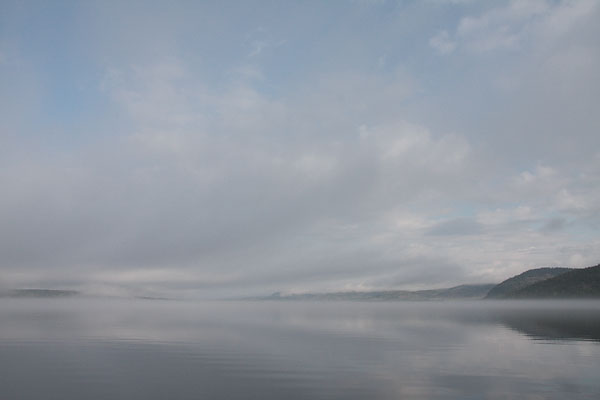 looking upriver on the Ottawa River near Point Alexander