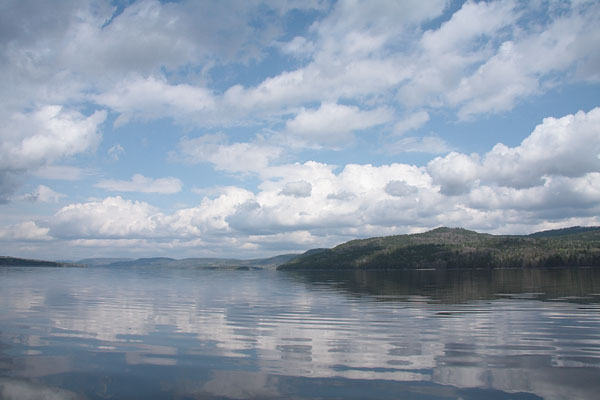 clouds over the Ottawa River near Point Alexander