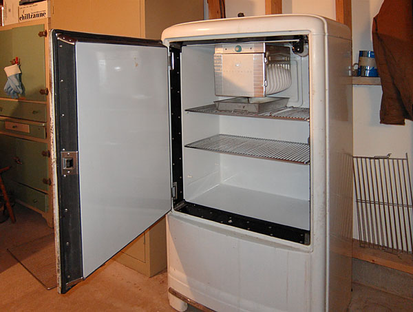 vintage Frigidare refrigerator