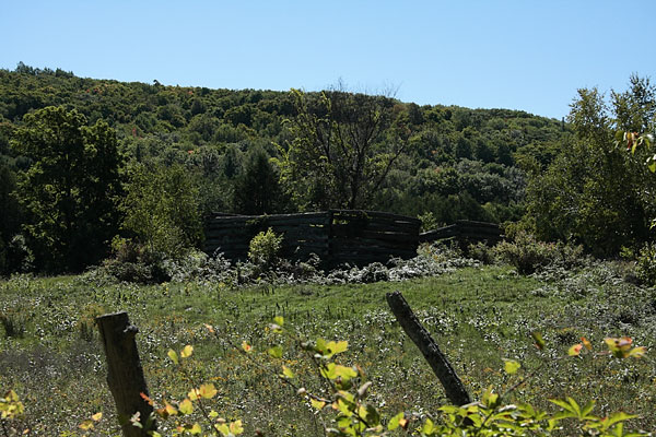 abandonned farm along the Newdfoundout Road