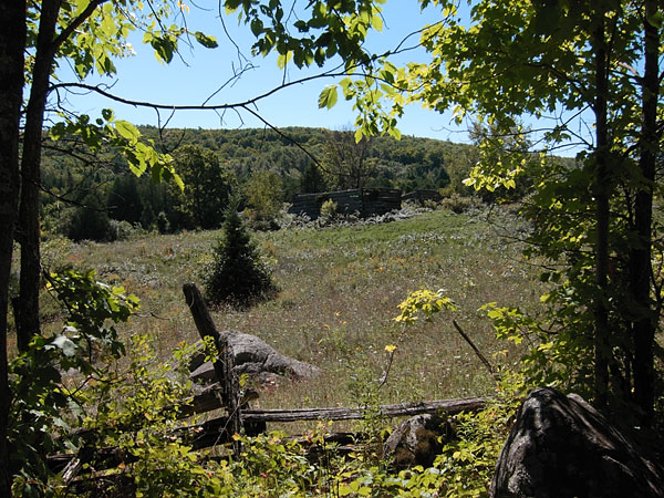 abandonned farm along the Newdfoundout Road