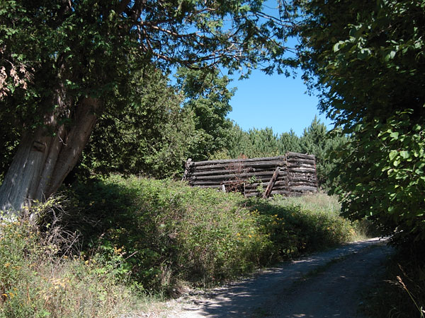 derelict house at Newfoundout