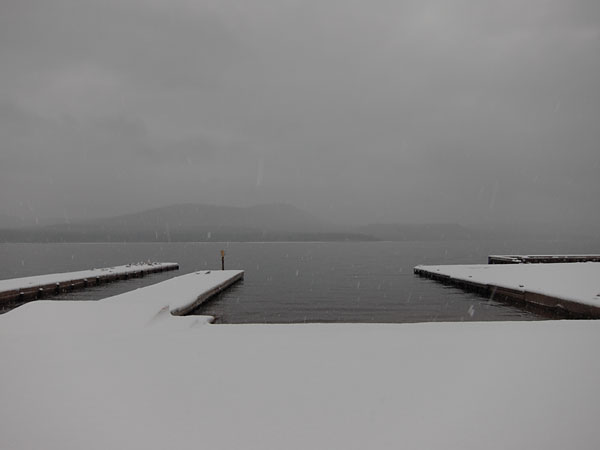 Mount Martin as seen from the Deep River Pier