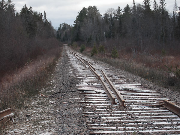 rail removal at Chalk River