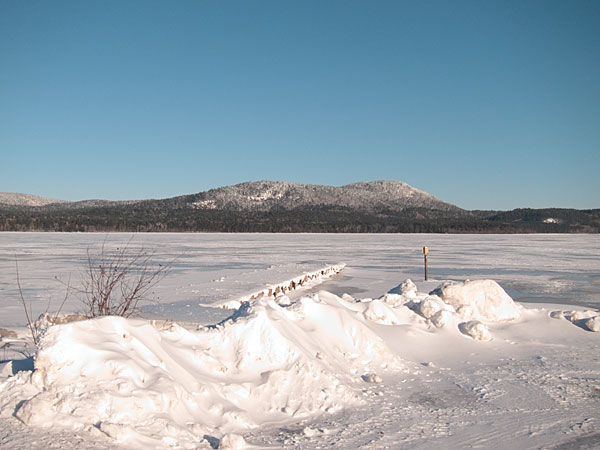 Mount Martin from the Deep River Pier