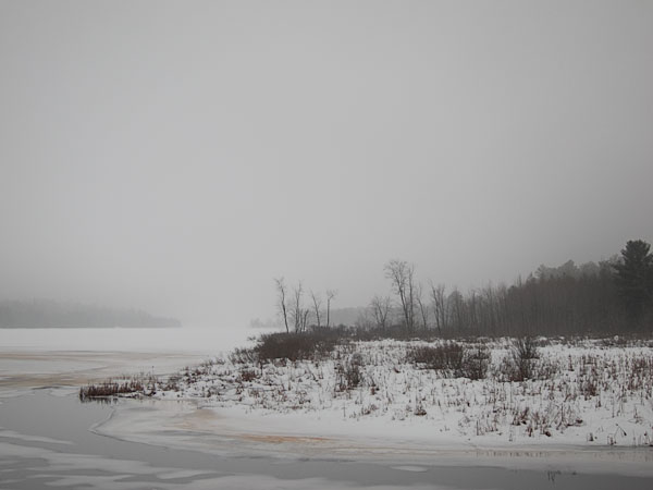 January thaw at Corry Lake
