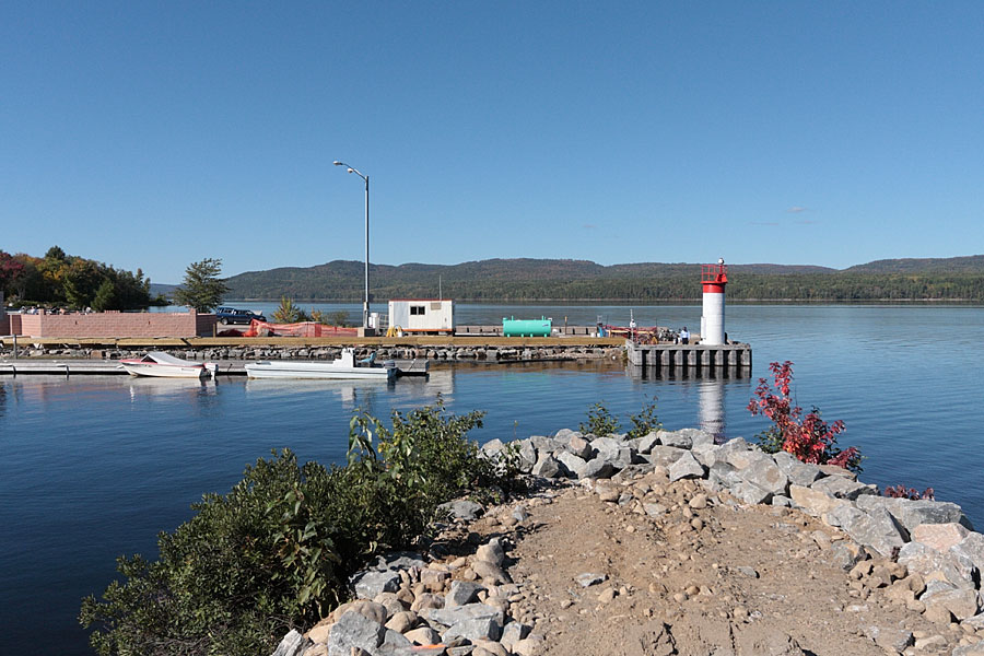 reconstruction of the Deep River Pier