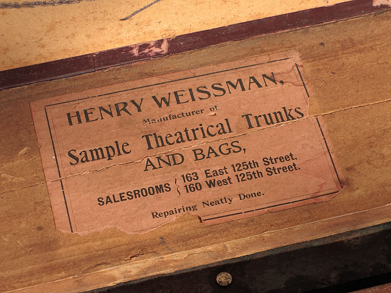 Henry Weissman Sample Theatrical Trunks and Bags
