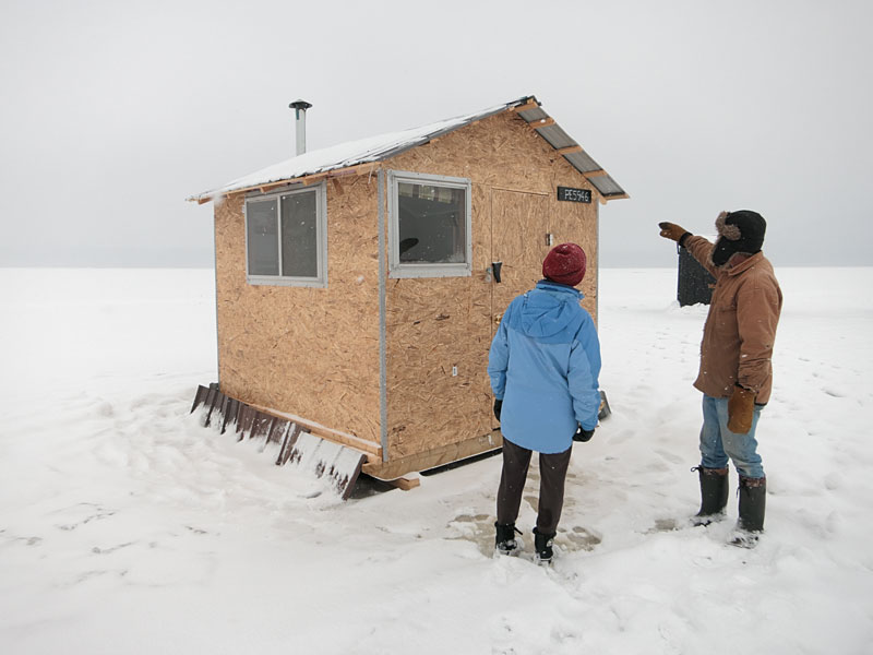 ice fishing hut