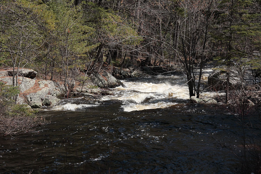 Chalk River in spring flood