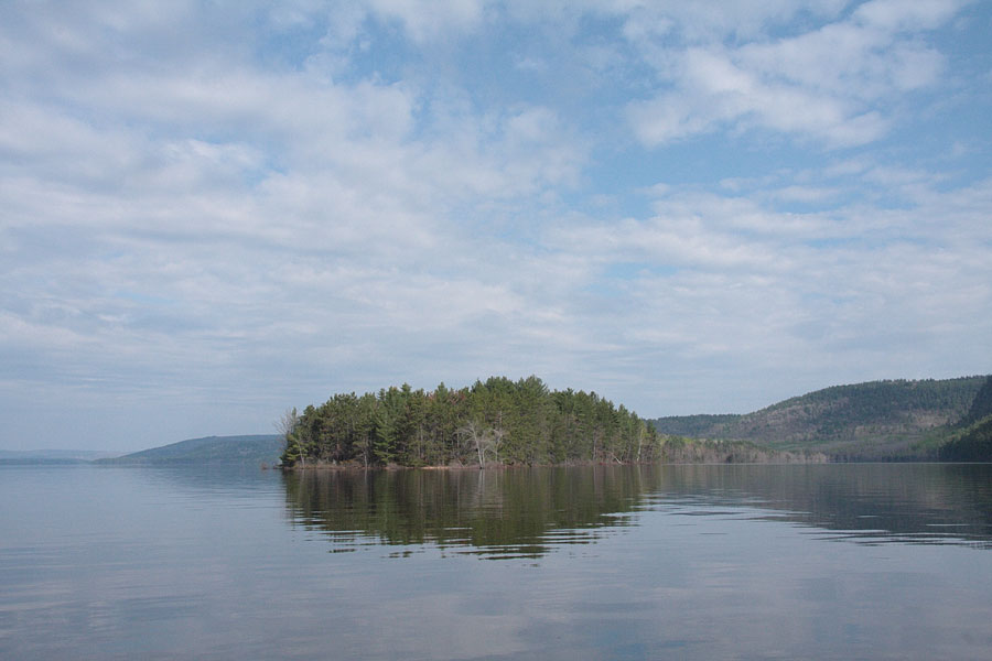 Presquisle on the Ottawa River near Point Alexander at high water