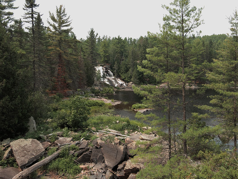 High Falls on the Barron River in Algonquin Park