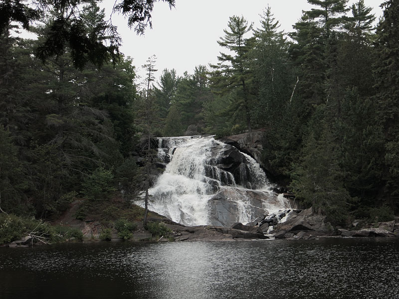 High Falls on the Barron River in Algonquin Park