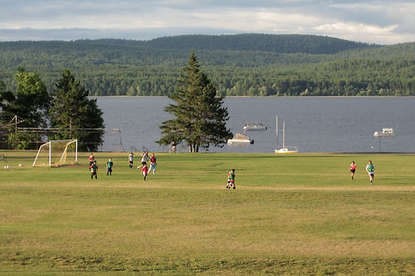 Soccer on the Deep River campus