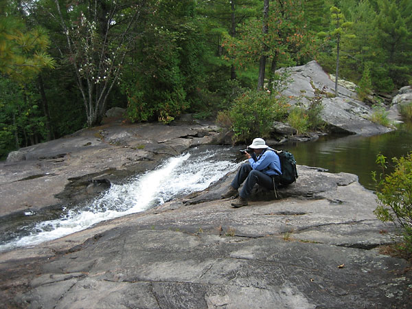 High Falls on the Barron River in eastern Algonquin Park