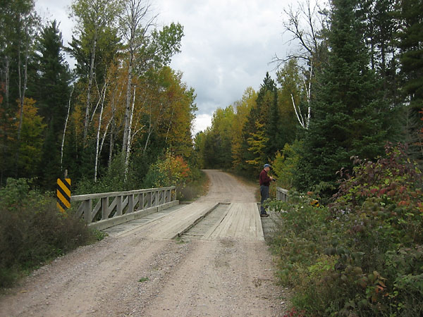 Pine River at Gunns Road just south of Algonquin Park