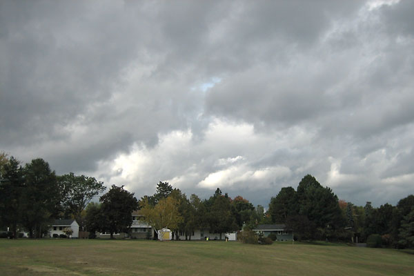 Sky over Hill Park in Deep River