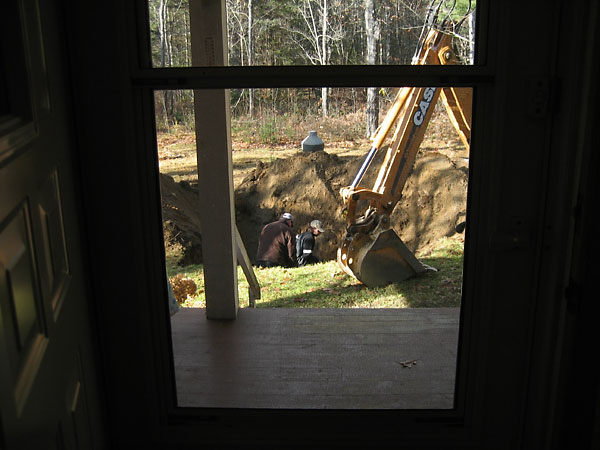 deep well excavation to replace pump and install pitless adapter