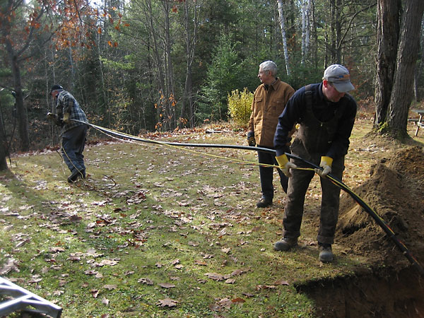deep well maintenance to replace pump and install pitless adapter