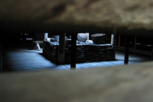 Camboose in the Camboose Shanty at the Logging Museum in Algonquin Park