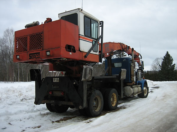 logging equipment in the Petawawa Research Forest