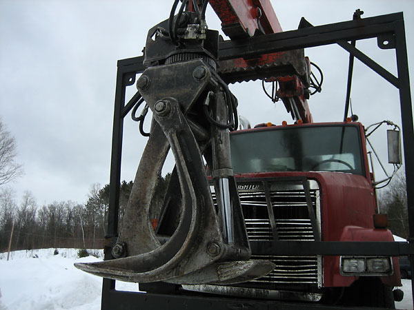 logging equipment in the Petawawa Research Forest